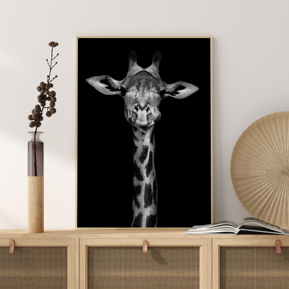 Chewing Giraffe Juliste