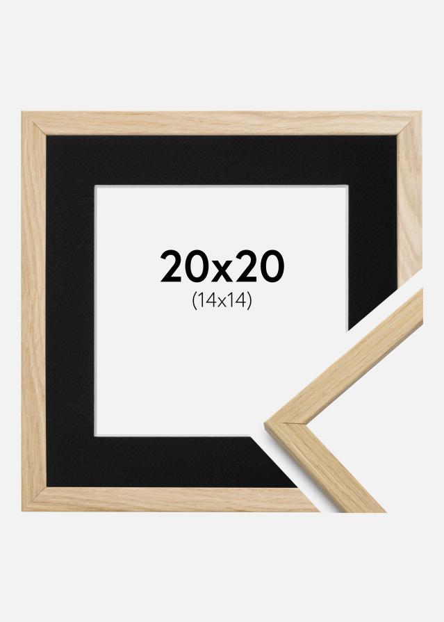 Kehys Edsbyn Tammi 20x20 cm - Paspatuuri Musta 15x15 cm
