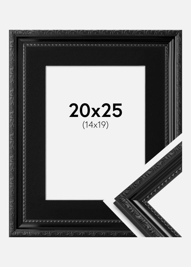 Kehys Abisko Musta 20x25 cm - Paspatuuri Musta 15x20 cm