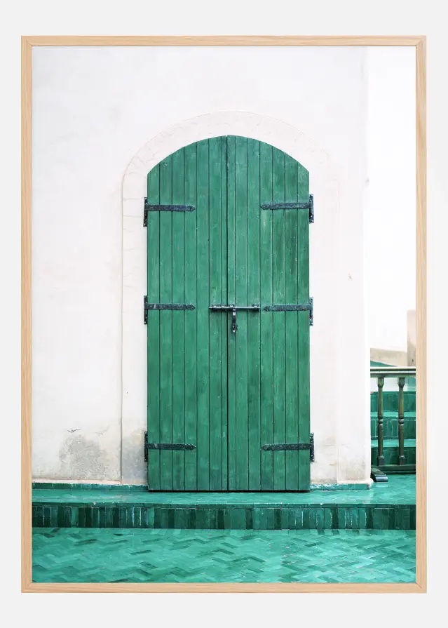 Marrakesh Green Door Juliste