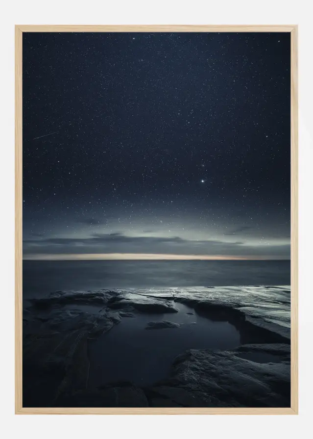 Night at the sea Juliste