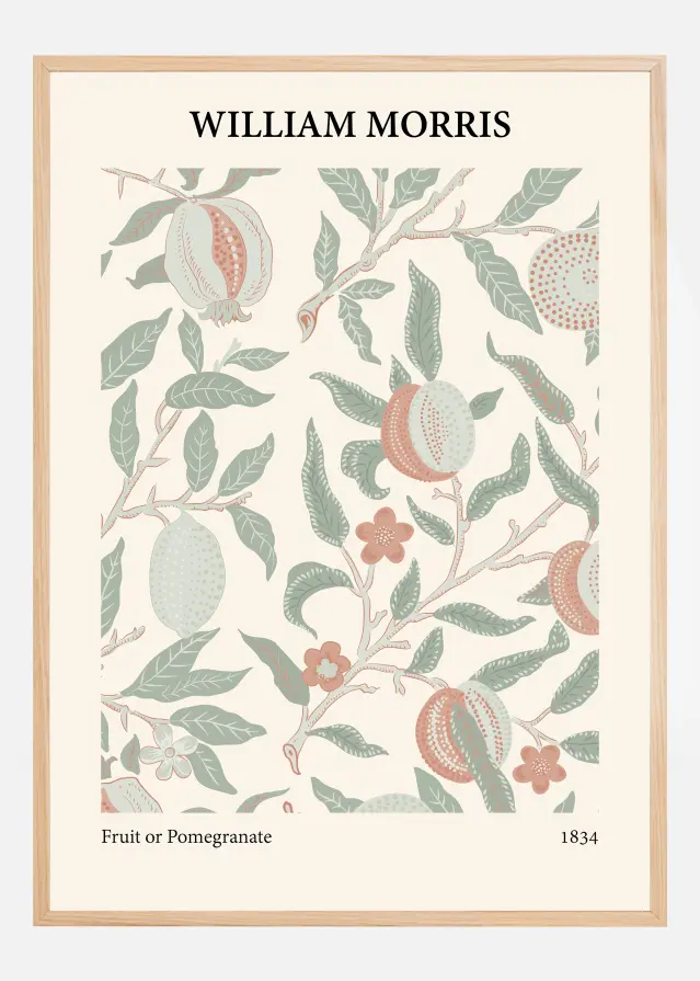 William Morris - Fruit or Pomegranate 4 Juliste