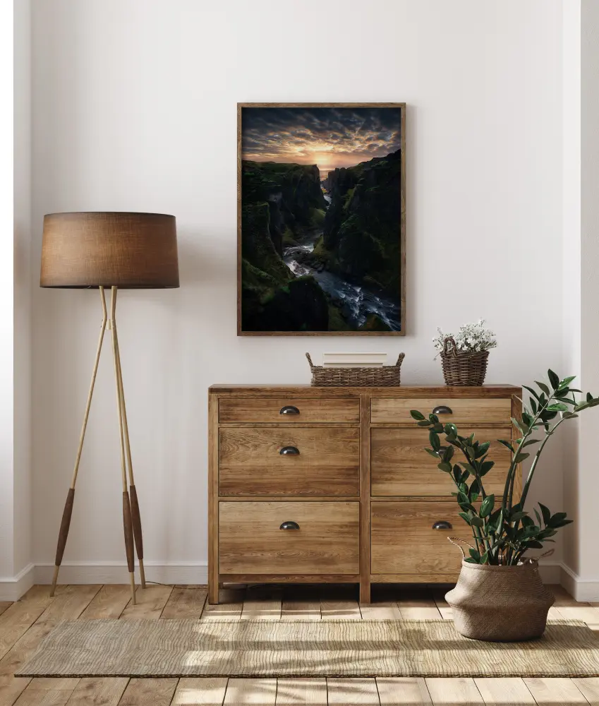 Light Canyon. Juliste