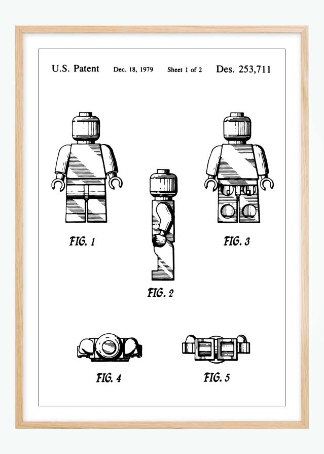 Patenttipiirustus - Lego I Juliste