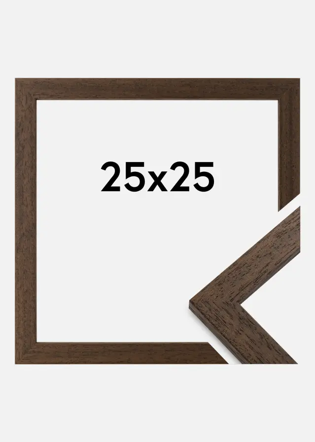 Kehys Brown Wood Akryylilasi 25x25 cm