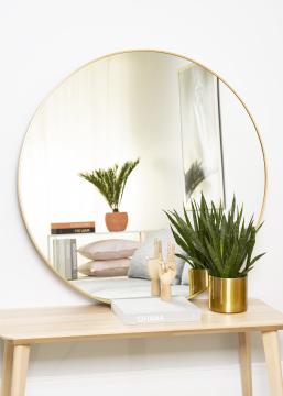 KAILA Round Mirror - Edge Gold 110 cm Ø