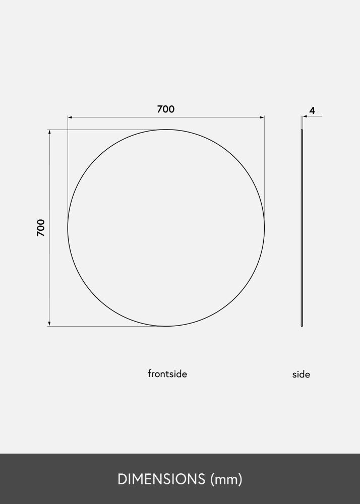 KAILA Pyöreä Peili 70 cm ø