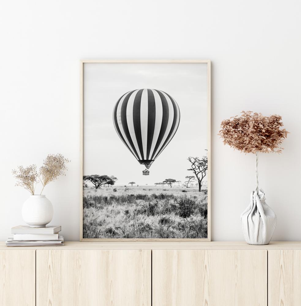 Striped Balloon Juliste