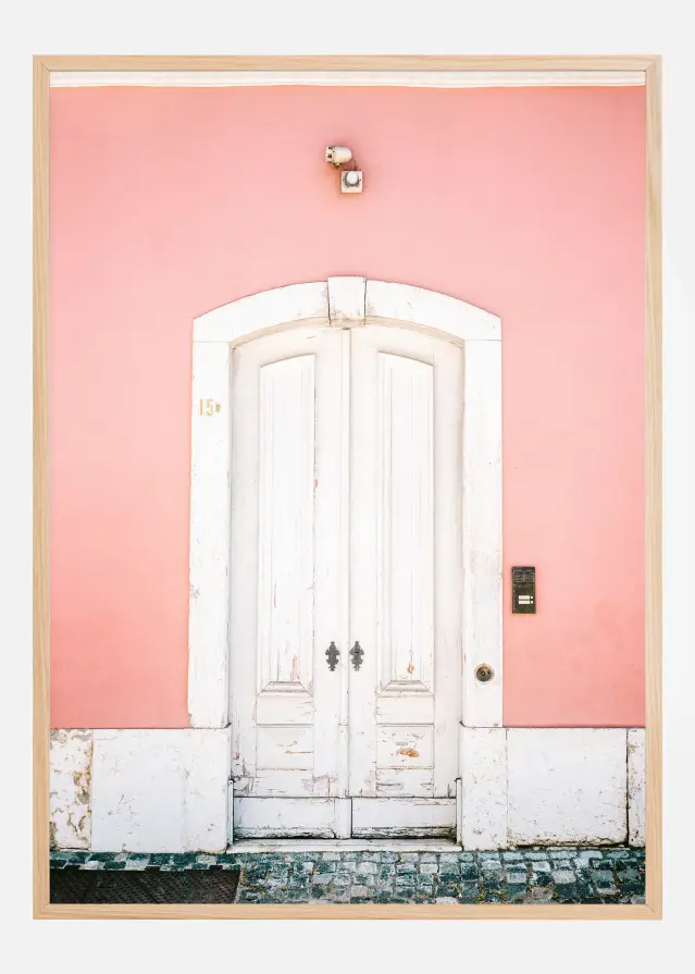 White Lisbon Door Juliste