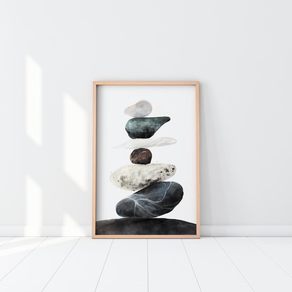 Stones from the beach Juliste