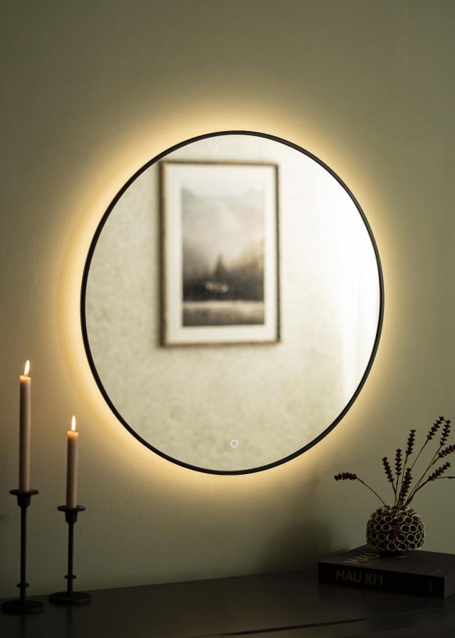 KAILA Peili Circle LED Musta 80 cm Ø