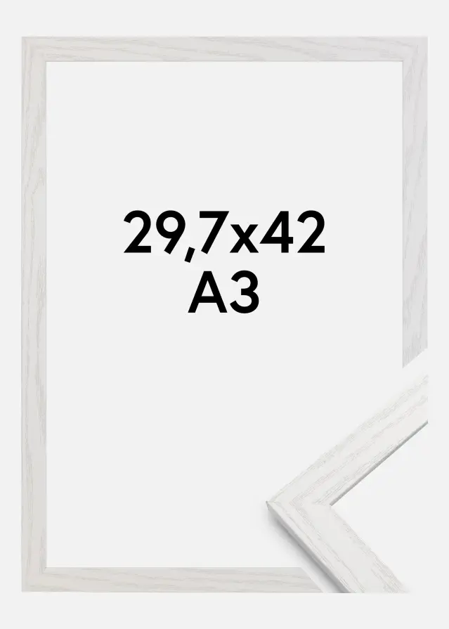 Kehys Stilren Akryylilasi White Oak 29,7x42 cm (A3)