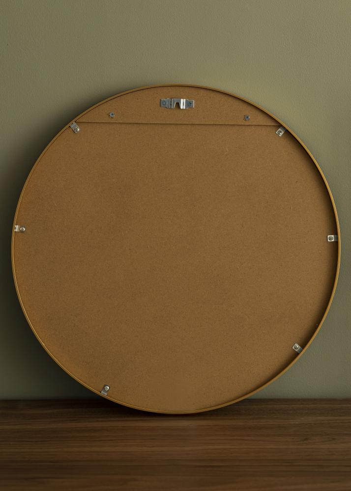 KAILA Round Mirror - Edge Gold 50 cm Ø