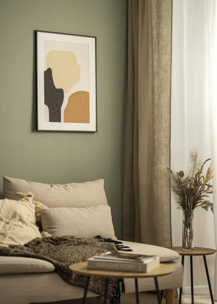 Kehys Scandi Akryylilasi Matt Musta 40x80 cm