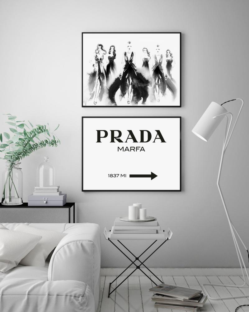 Prada Black Juliste