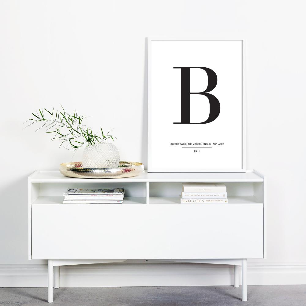 Letter B Juliste