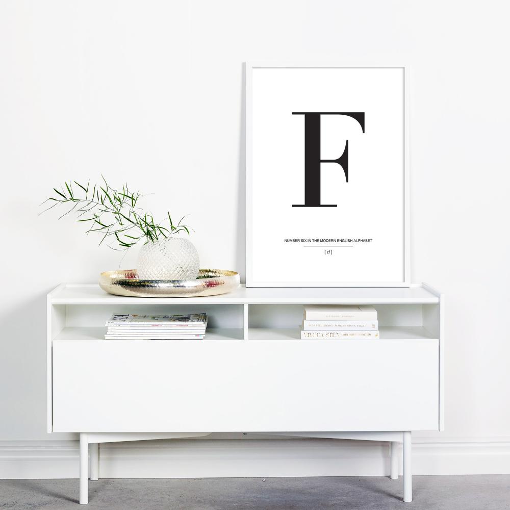 Letter F Juliste