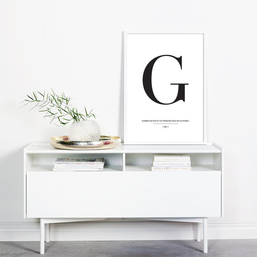 Letter G Juliste