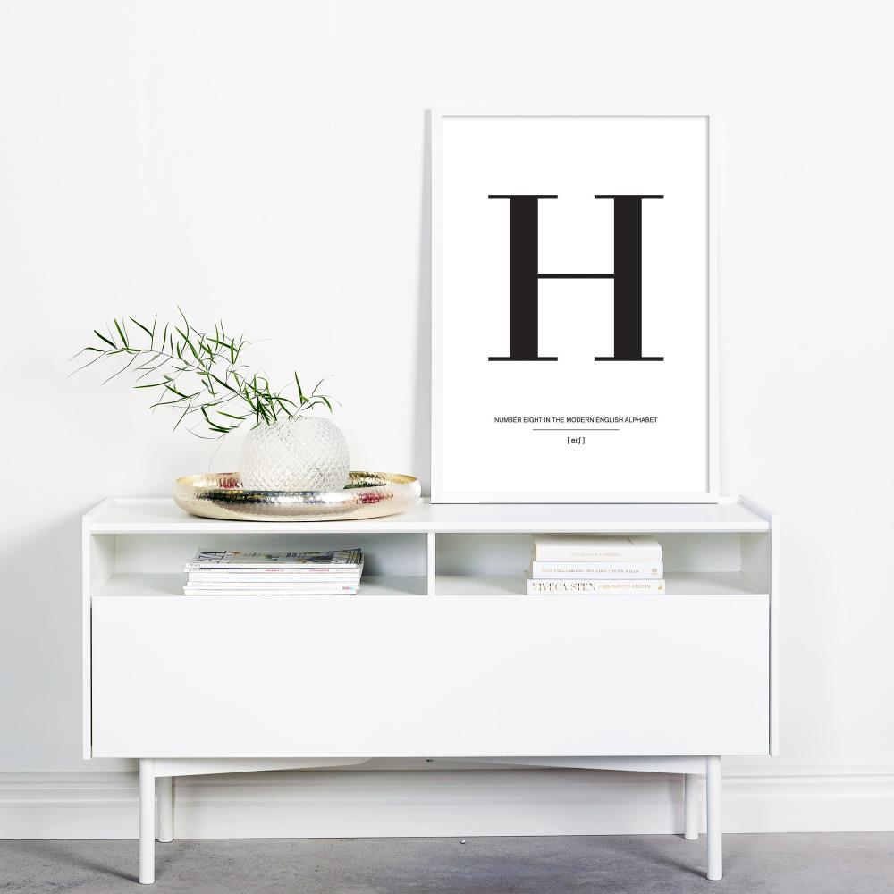 Letter H Juliste