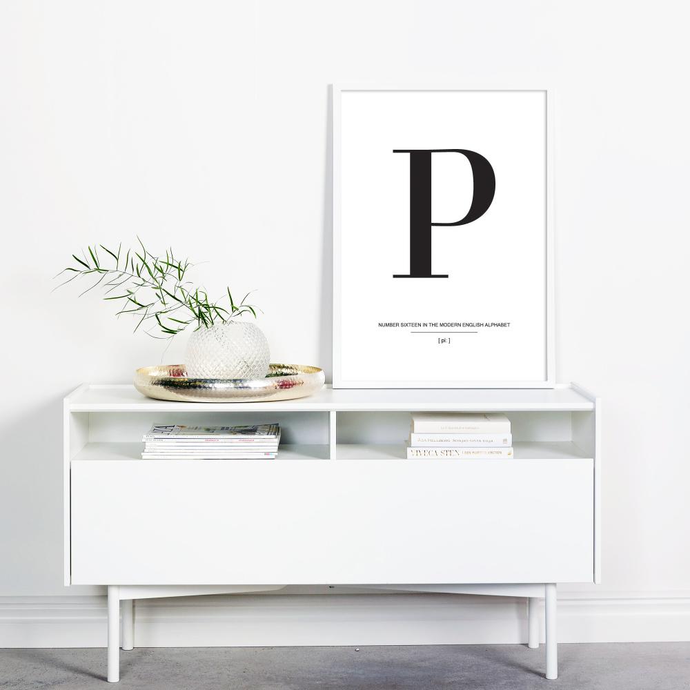 Letter P Juliste