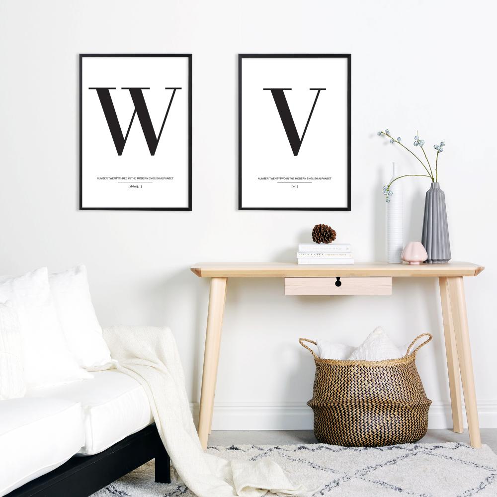 Letter W Juliste