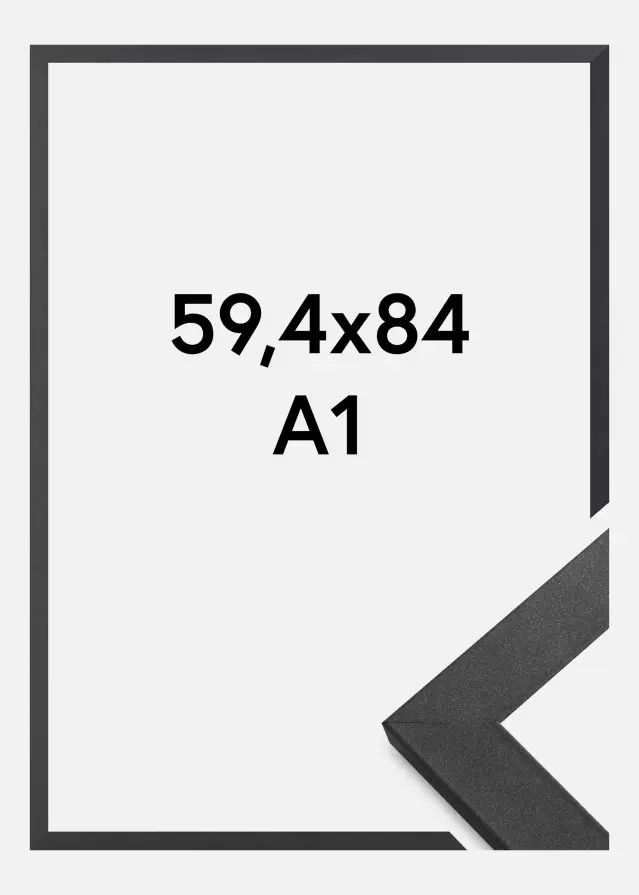 Valokuvakehys Graphite Wood Akryylilasi 59,4x84 cm (A1)