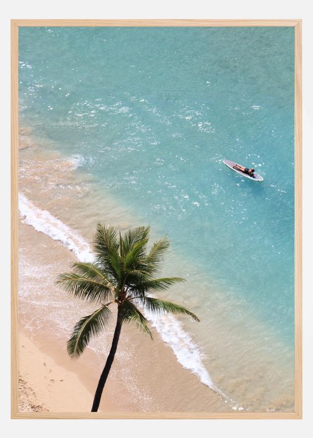 Surfing at the Beach Juliste