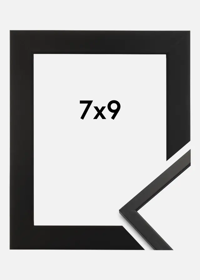 Kehys Edsbyn Musta 7x9 cm