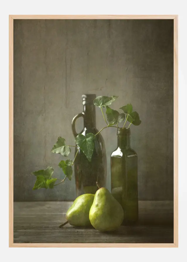 Pears And Bottles Juliste