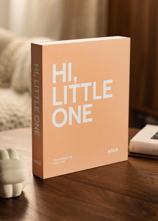 KAILA HI LITTLE ONE Pink - Coffee Table Photo Album (60 Mustaa sivua)