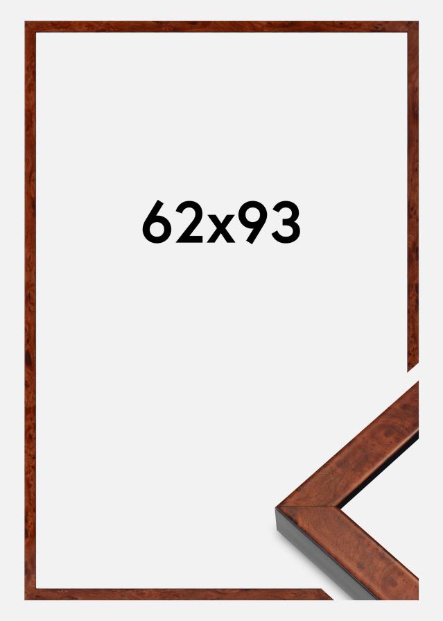 Kehys Hermes Akryylilasi Burr Walnut 62x93 cm