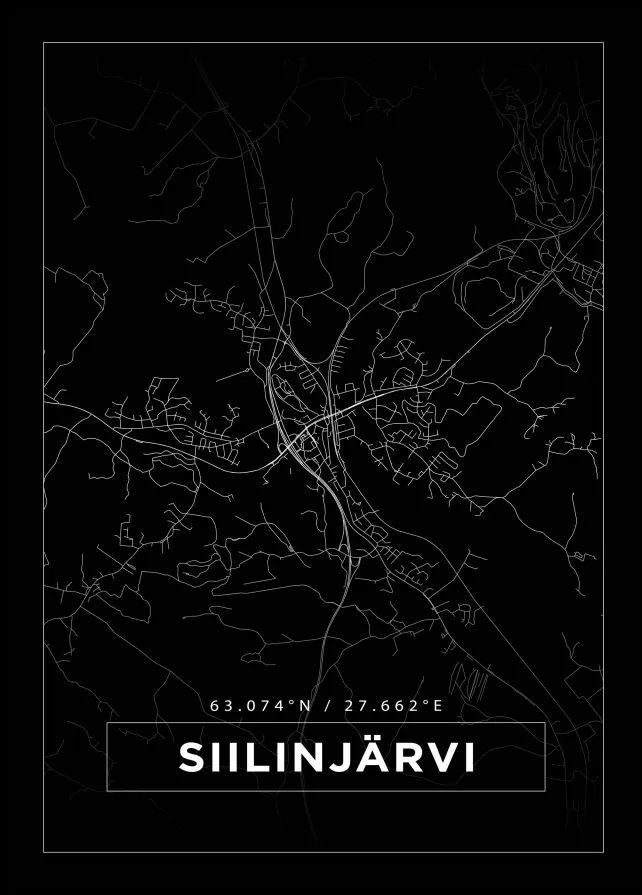 Kartta - Siilinjärvi - Musta Juliste