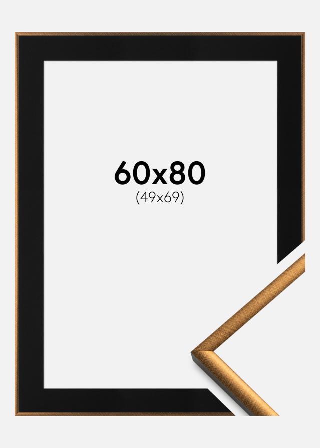 Kehys New Lifestyle Pronssi 60x80 cm - Paspatuuri Musta 50x70 cm