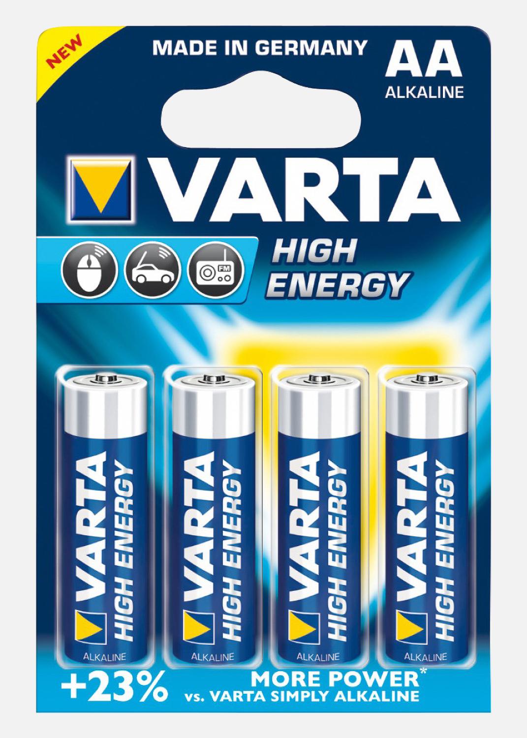 Product Image for Paristo Varta High Energy AA (L6)