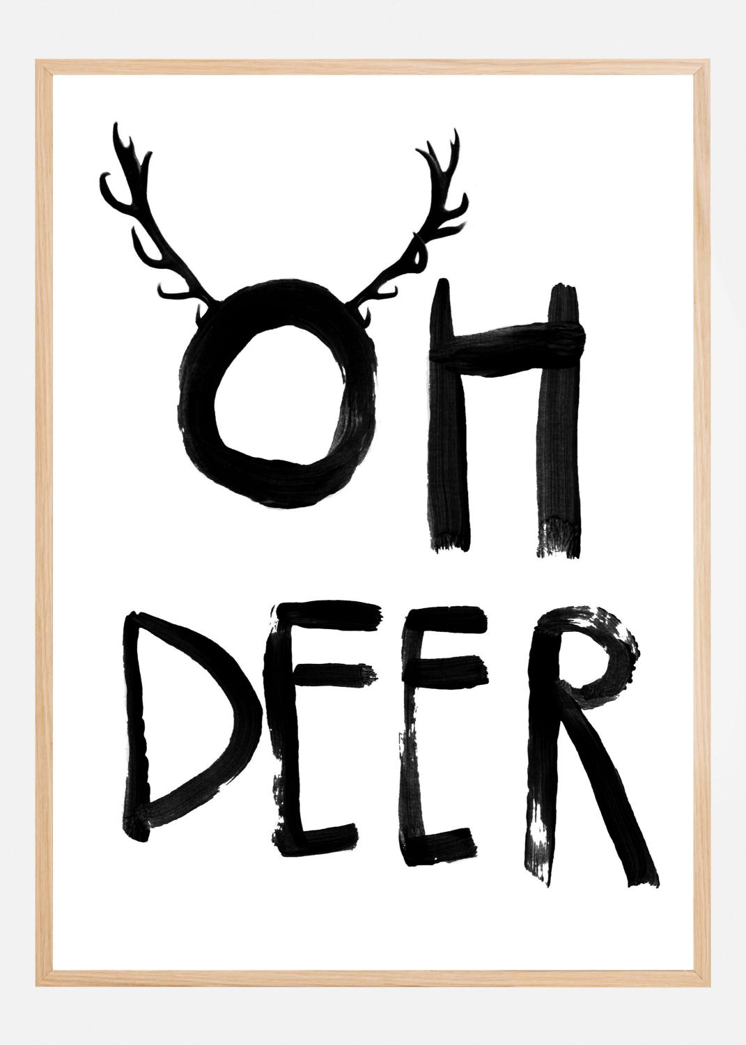 Product Image for Oh Deer Juliste (21x29.7 cm (A4))