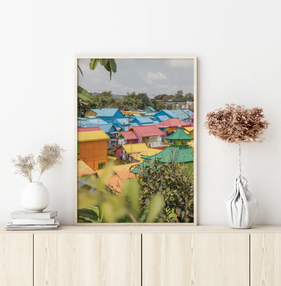 Colorful Village Juliste
