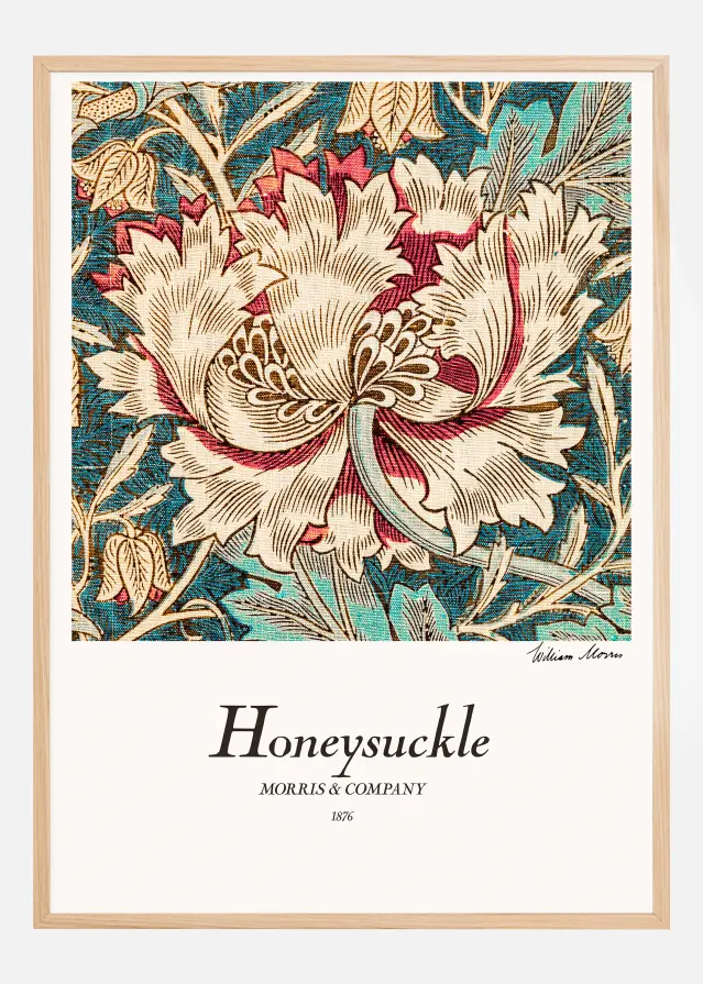 William Morris - Honeysuckle Juliste