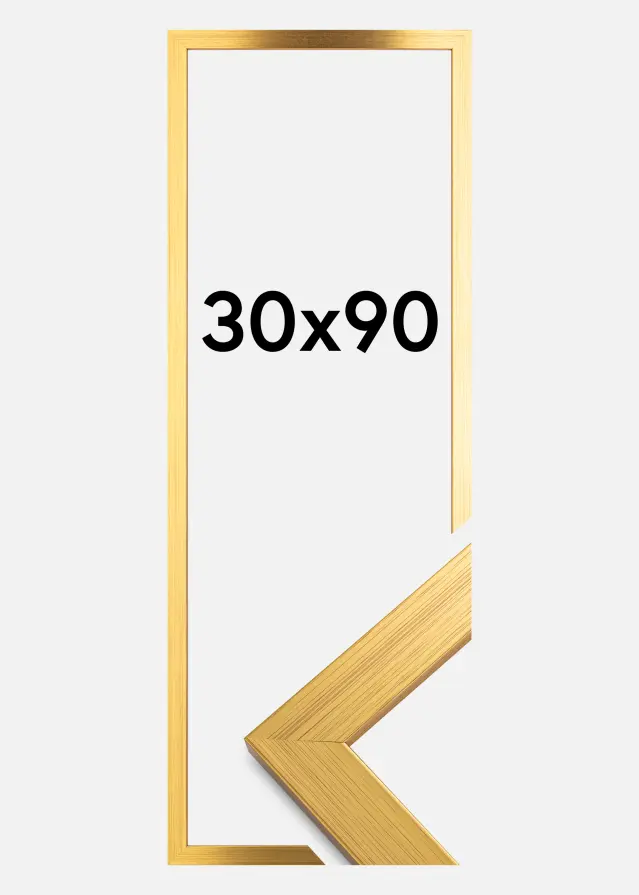 Kehys Gold Wood Akryylilasi 30x90 cm