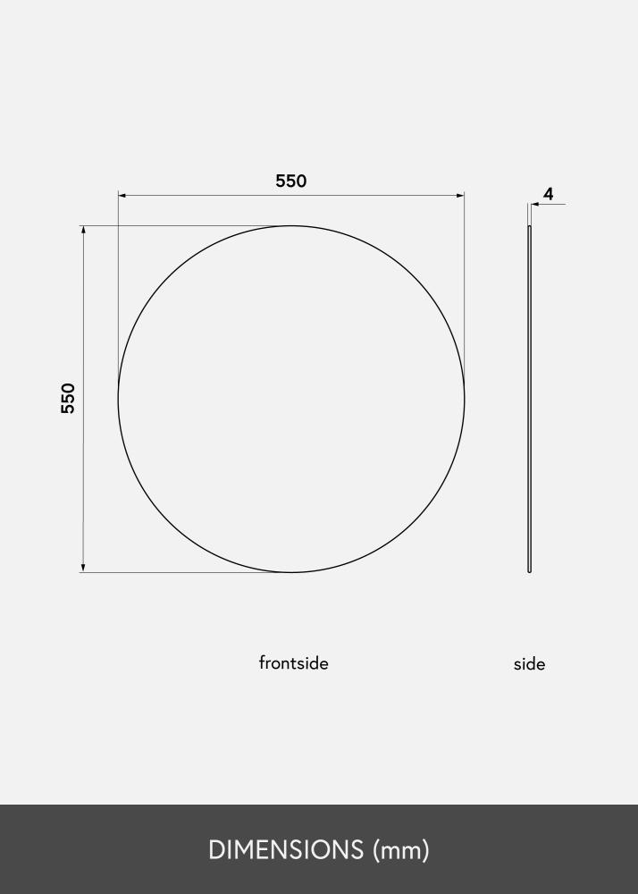 KAILA Pyöreä Peili 55 cm ø