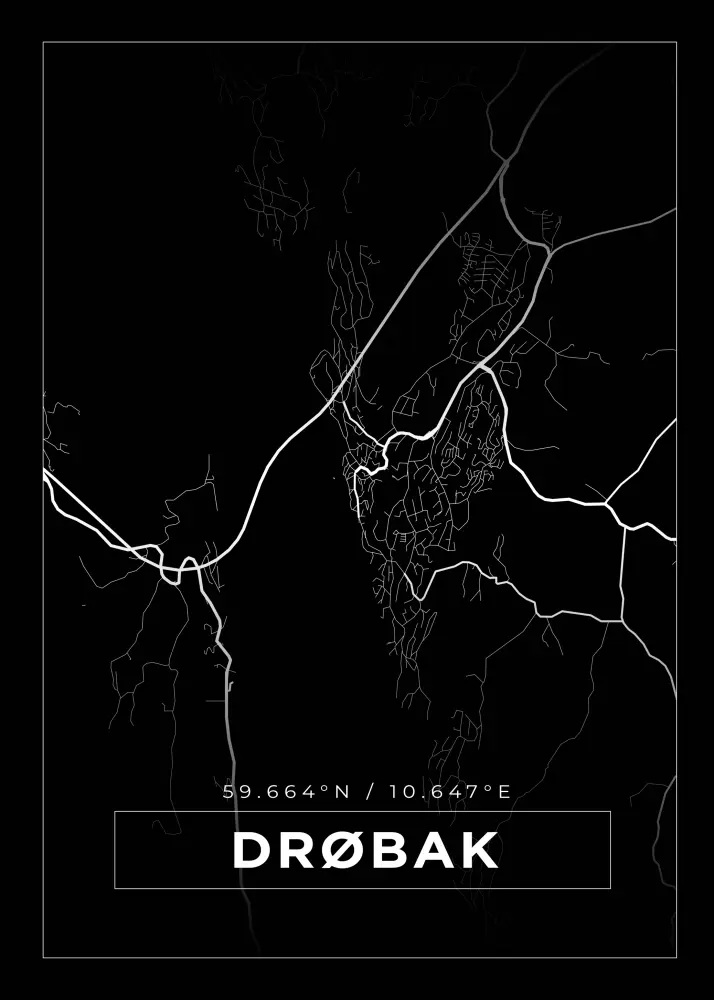 Kartta - Drøbak - Musta Juliste