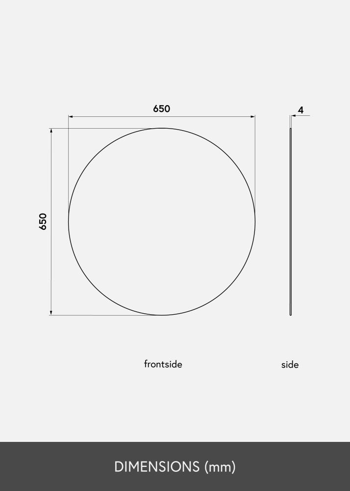 KAILA Pyöreä Peili 65 cm ø