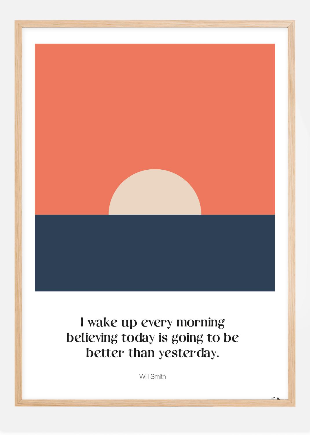 Product Image for Today is better than yesterday Juliste (21x29.7 cm (A4))