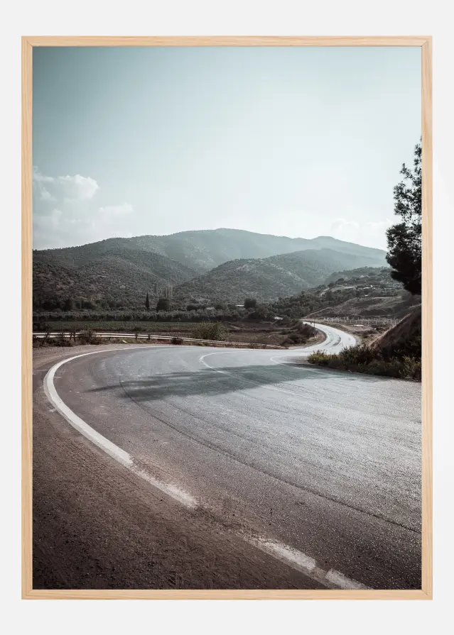 Road Through Mountains Juliste