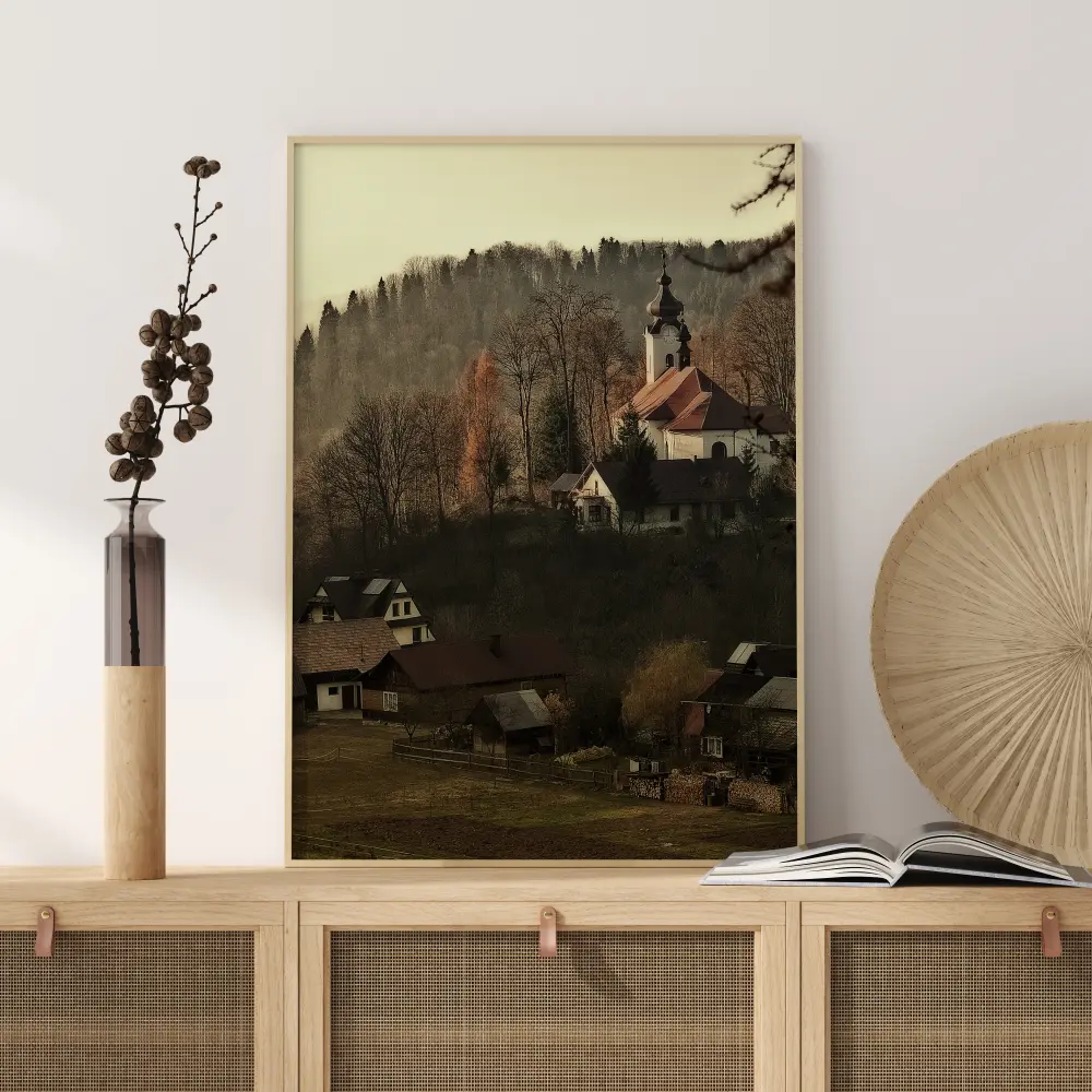 Autum Village Juliste