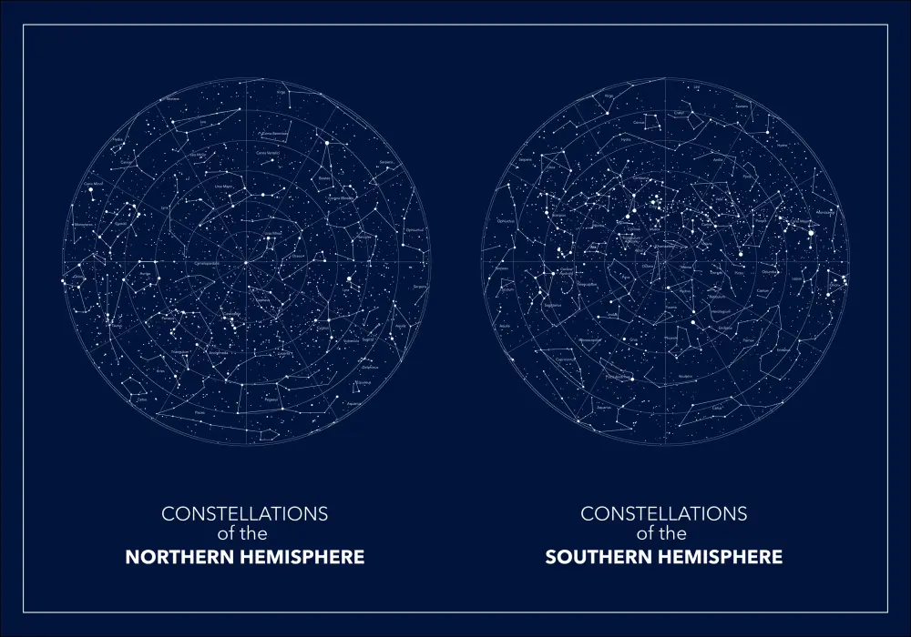 Hemispheres Dark Juliste