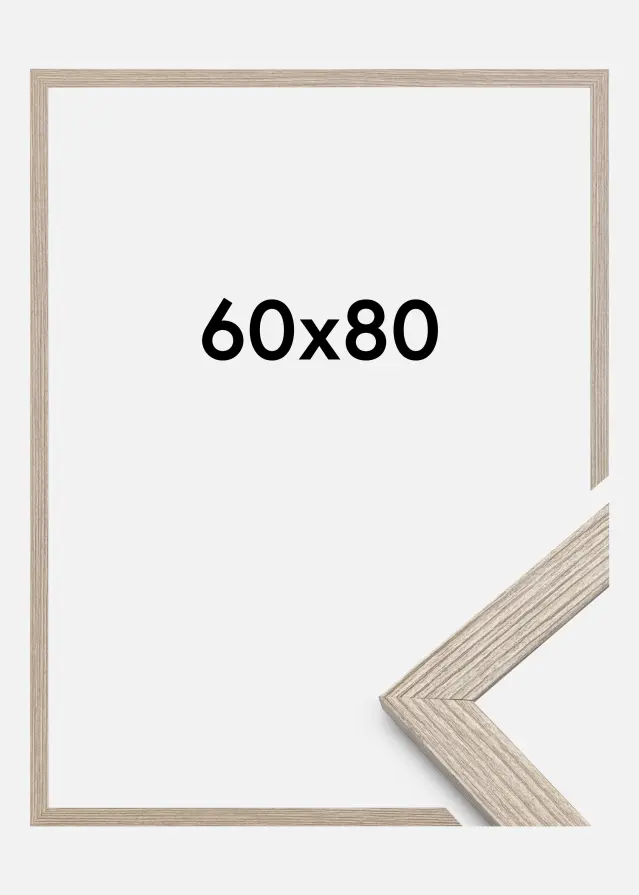 Kehys Stilren Akryylilasi Greige Oak 60x80 cm