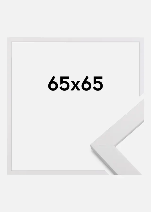 Kehys White Wood Akryylilasi 65x65 cm