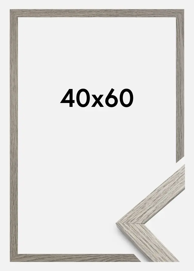 Kehys Stilren Akryylilasi Grey Oak 40x60 cm