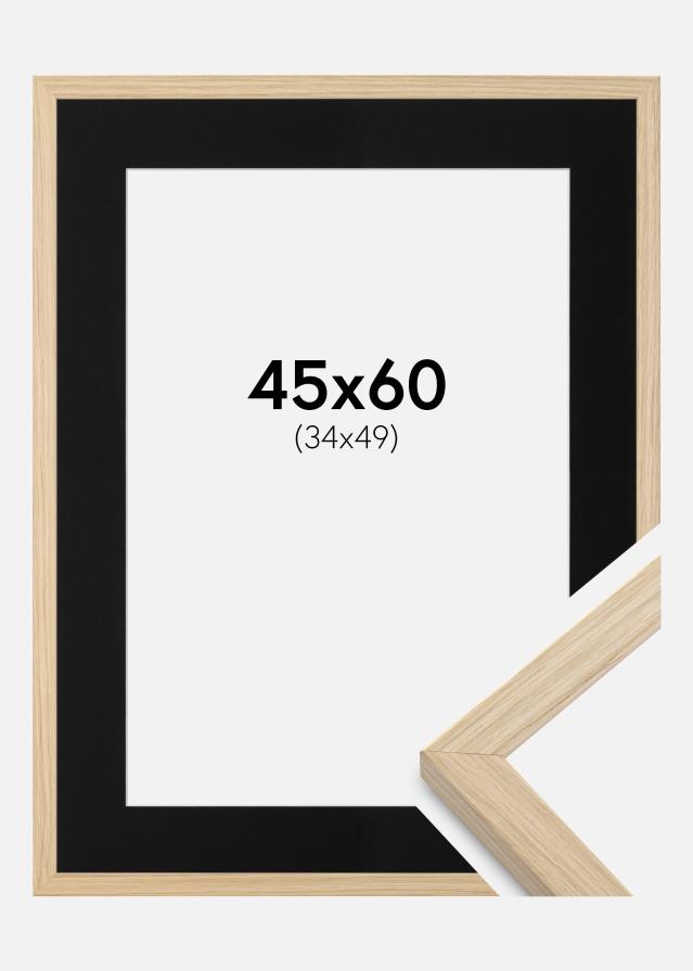 Kehys Grimsåker Tammi 45x60 cm - Paspatuuri Musta 35x50 cm