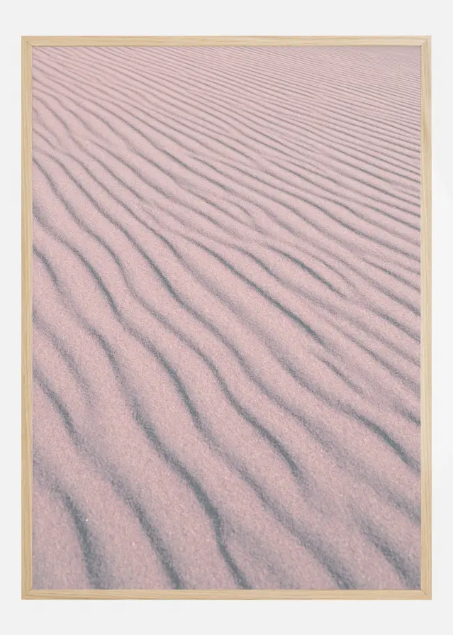 Pink Sandy Waves Juliste